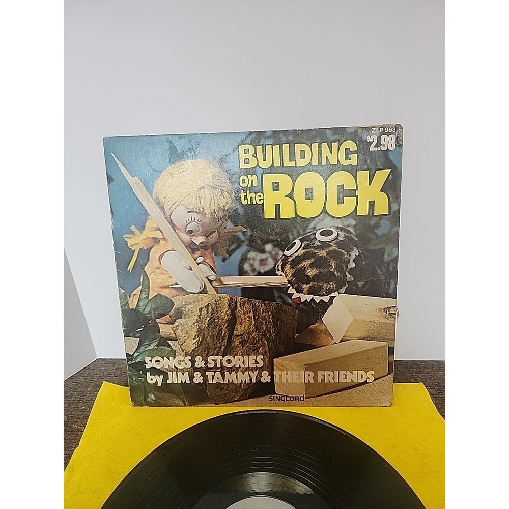 Building‎ On The Rock Jim And Tammy Baker Vinyl Record Album LP